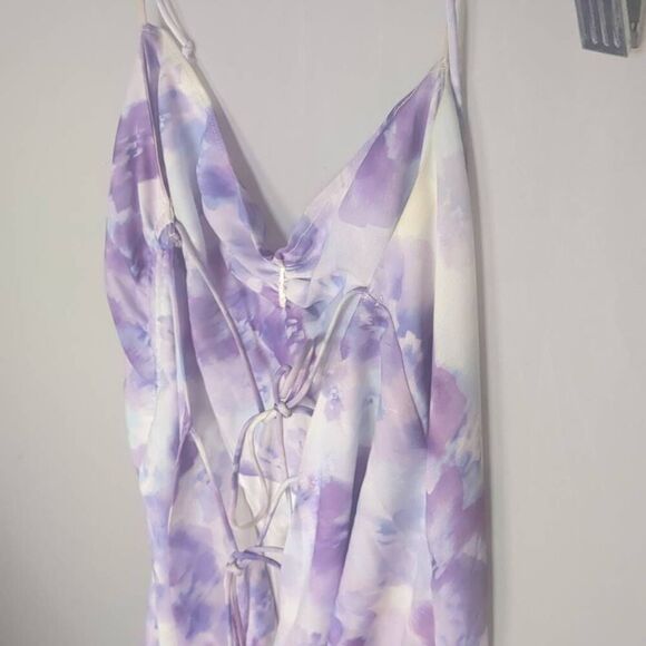 For Love and Lemons Zinnia Ganni Printed Midi Dress Sleeveless M Medium - Picture 8 of 8